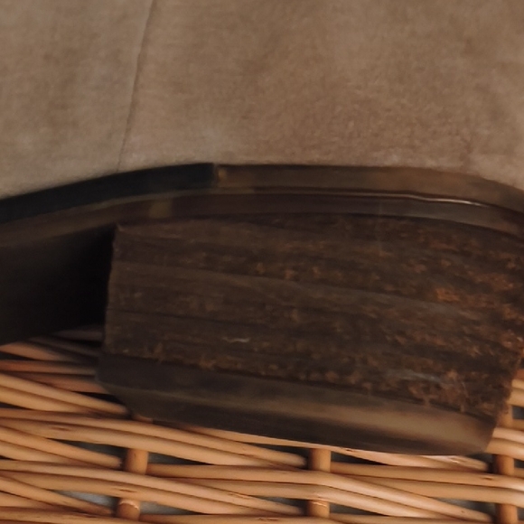 Very Volatile Women's Tan Suede Ankle Booties - Picture 6 of 8